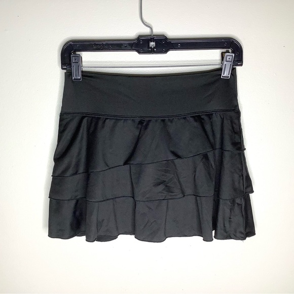Altar'd State Dresses & Skirts - < Y2K Altar’d State “As Revival” Black Tiered Mini Skirt >